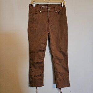 Diane Gilman DG2 Brown Stretch Pant